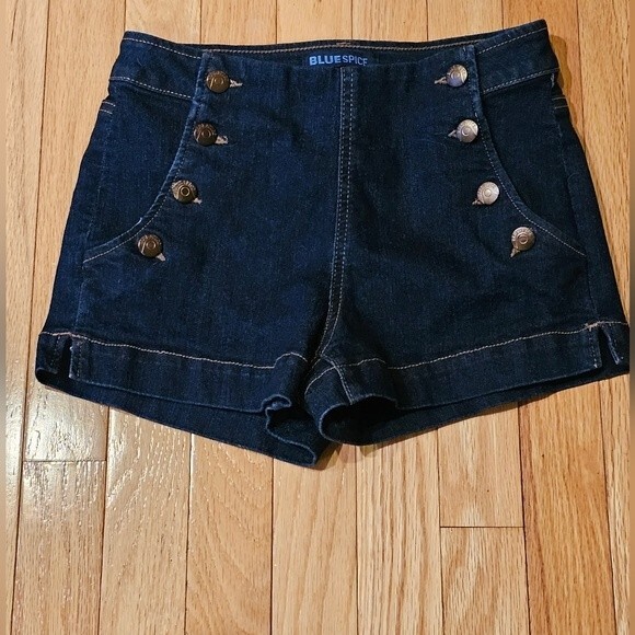 BLUE SPICE Sailor Shorts Size 1  Navy Blue - Picture 1 of 3